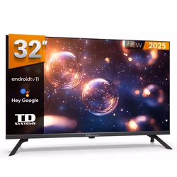 Smart TV 32 pouces Hey Google Official Assistant. Téléviseur Android 11 - TD Systems PRIME32K20GLE