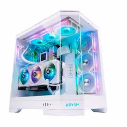 ABYSM Danube Sava H600, Bureau, PC, Blanc, ATX, EATX, ITX, micro ATX, SPCC, Verre trempé, Jouer