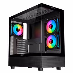 ABYSM DANUBE SAVA H400 Prime, Tower, PC, Noir, ATX, ITX, micro ATX, SPCC, Verre trempé, Multi