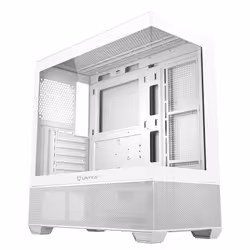 UNYKAch UK121802, Midi Tower, PC, Blanc, ATX, ITX, micro ATX, Acrylonitrile-Butadiène-Styrène (ABS), SGCC, Jouer