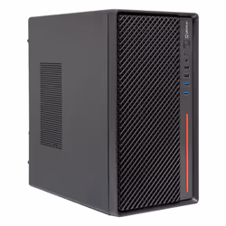 UNYKAch Numen 300 Pro, Micro Tower, PC, Noir, Rouge, ITX, micro ATX, Acrylonitrile-Butadiène-Styrène (ABS), SGCC, maison/bure ...