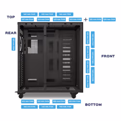 UNYKAch AI PRO 1500 Tower Noir - Vue supplémentaire 8
