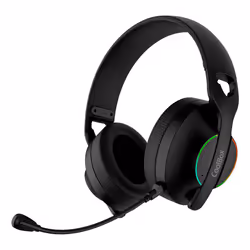 CoolBox WB01 RGB, Avec fil &sans fil, 20 - 20000 Hz, Jouer, 240 g, Casque, Noir