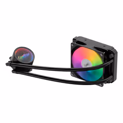 CoolBox Infinite Liquid 120 ARGB, Kit de refroidissement du liquide, 12 cm, Noir