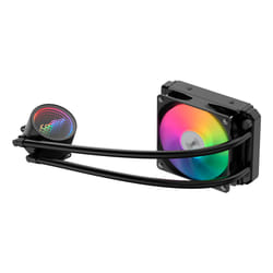 CoolBox Infinite Liquid 120 ARGB Processeur Kit de refroidissement du liquide 12 cm Noir 1 pièce(s)