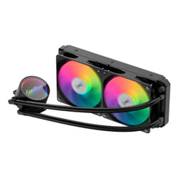 CoolBox Infinite Liquid 240 ARGB Processeur Kit de refroidissement du liquide 12 cm Noir 1 pièce(s)