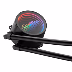 CoolBox Infinite Liquid 240 ARGB Processeur Kit de refroidissement du liquide 12 cm Noir 1 pièce(s)