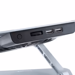 CoolBox COO-NPC17-AV1 système de refroidissement pour ordinateurs portables 43,2 cm (17") 1000 tr/min Argent - Vue supplémentaire 5
