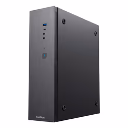 CoolBox PC micro ATX T370 Slim Profile bas (Slimline) Noir 300 W - Vue supplémentaire 2
