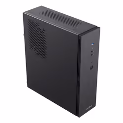 CoolBox PC micro ATX T370 Slim Profile bas (Slimline) Noir 300 W - Vue supplémentaire 4