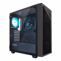 CoolBox PC Gaming GA300 Grid Line Tower Noir - Vue supplémentaire 2