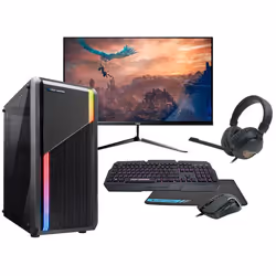 PC Gamer Complet DeepGaming AMD Ryzen 5 5600G/AMD Vega 7/RAM 32Go/SSD 1To/Windows 11 Pro/Écran 24 FullHD 120Hz + Accessoires