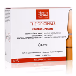 MartiDerm THE ORIGINALS Proteos Liposome 10 ampoules, Peau mixte, Peau grasse, Peau sensible, 20 ml