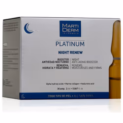MartiDerm PLATINUM Night Renew 30 ampoules, 60 ml