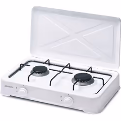 Bastilipo CG-200, Blanc, Comptoir, Gaz, Émaillé, 2 zone(s), 2 zone(s)