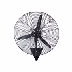 Bastilipo Ventisca, Ventilateur monté au mur industriel, Noir, 80 cm, Secteur, 160 W, 80 cm