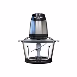Bastilipo PE-350 PICADORA, 1,2 L, Noir, Acier inoxydable, Acier inoxydable, Boutons, 350 W, 192 mm