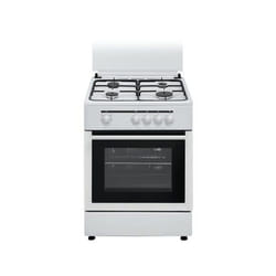 Vitrokitchen CB60BB four et cuisinière Gaz Noir, Blanc