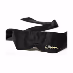 Bijoux Indiscrets Shhh Blindfold, Masque de contention, Noir, 1 pièce(s)