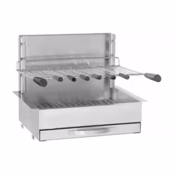 Barbecue charbon FORGE ADOUR 961.56 inox encastrable 56 cm