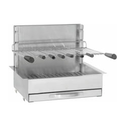 Barbecue charbon FORGE ADOUR 961.56 inox encastrable 56 cm