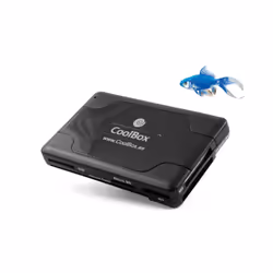 CoolBox CRCOOCRE065, MMC, MS Micro (M2), MicroSD (TransFlash), SD, SDHC, SDXC, Noir, USB 2.0, 75 mm, 48 mm, 12 mm