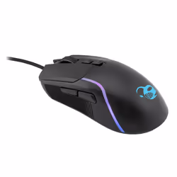 Deep Gaming Pack gaming DeepX-Wing 2 clavier Souris incluse USB QWERTY Espagnole Noir