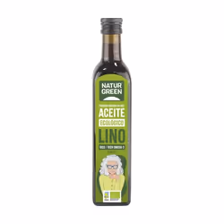 NATURGREEN - Huile de lin bio 500 ml de huile