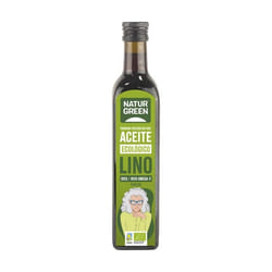 NATURGREEN - Huile de lin bio 500 ml de huile