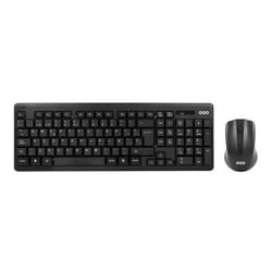 OQO OQO-TR002-W clavier Souris incluse Bluetooth QWERTY Espagnole Noir