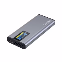 CoolBox COO-MCM-M2F, Enceinte ssd, M.2, Série ATA III, Connectivité USB, Gris