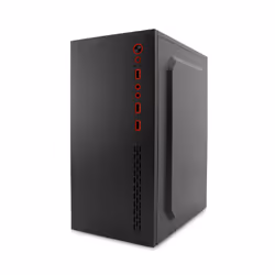 CoolBox PCC-MPC45-1, Bureau, PC, Noir, micro ATX, Acier, 23 cm