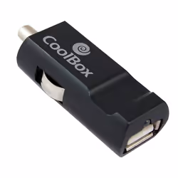 CoolBox CDC10, Intérieure, Allume-cigare, 5 V, Noir