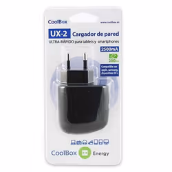 CoolBox UX-2 Universel Noir Secteur Intérieure
