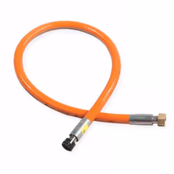 Forge Adour Flexible Inox, Tuyau de gaz, Orange, M20X150 / Sortie G1/2.