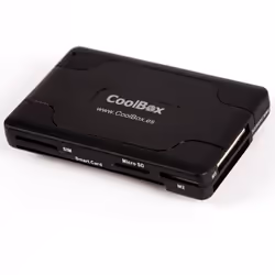 CoolBox CRE-065, Clé USB (MS), microSDXC, miniSD, MMC, MS Duo, MS Micro (M2), MS PRO Duo, SD, SDHC, SDXC, Noir, 480 Mbit/s, U ...