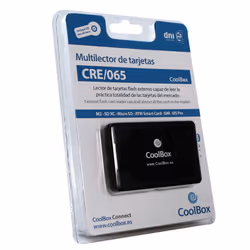CoolBox CRE-065 lecteur de carte mémoire USB 2.0 Noir