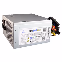 CoolBox ECO500 85+ unité d'alimentation d'énergie 300 W 20+4 pin ATX ATX Gris - Vue supplémentaire 4