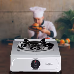 Vitrokitchen 160IB plaque Acier inoxydable Comptoir Gaz 1 zone(s) - Vue supplémentaire 4