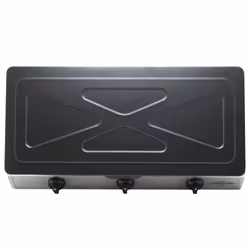 Vitrokitchen 360IB plaque Noir, Acier inoxydable Comptoir Gaz 3 zone(s)