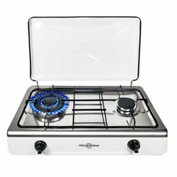 Vitrokitchen 252BB plaque Blanc Comptoir Gaz 2 zone(s)