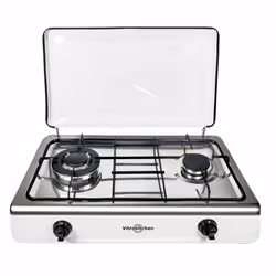 Vitrokitchen 252BB plaque Blanc Comptoir Gaz 2 zone(s)