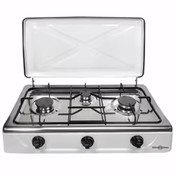 Vitrokitchen 302BB plaque Blanc Comptoir Gaz 2 zone(s)