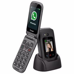 Funker FUNE450B, Clapet, SIM unique, 7,11 cm (2.8"), 5 MP, 1750 mAh, Noir