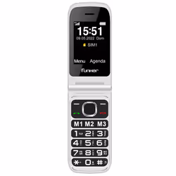 Funker C250 COMFORT POWER Gris Téléphone pour seniors