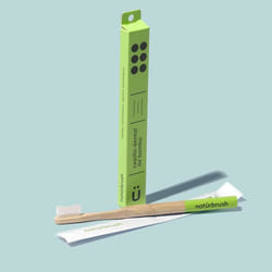 Natürbrush 8437017300038 brosse à dents Beige, Vert Adulte