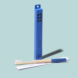 Natürbrush 8437017300045 brosse à dents Beige, Bleu Adulte