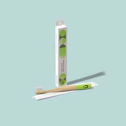 Natürbrush 8437017300090 brosse à dents Beige, Vert Enfant