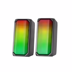 Mars Gaming MSRGB haut-parleur Noir Avec fil &sans fil 15 W
