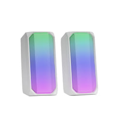 Mars Gaming MSRGBW haut-parleur Blanc Avec fil &sans fil 15 W